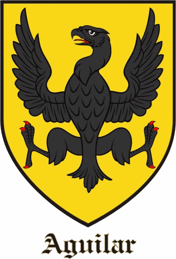 Aguilar family crest