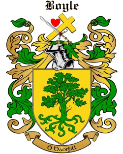 BOOLE family crest BOOLE family crest