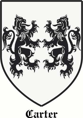 Carter family crest Carter family crest