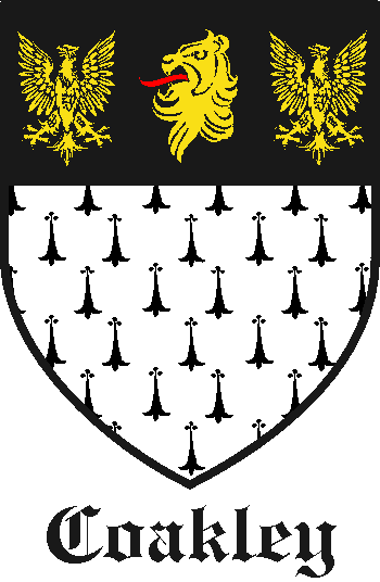 Coakley family crest Coakley family crest