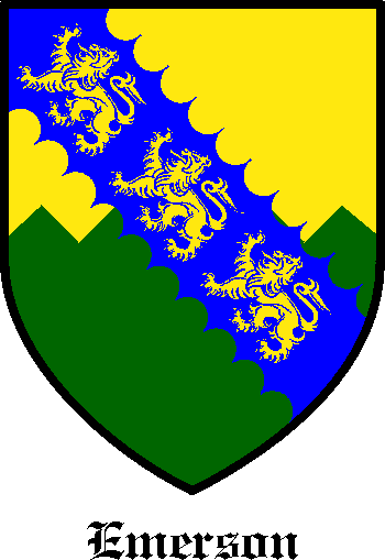 EMERSON family crest