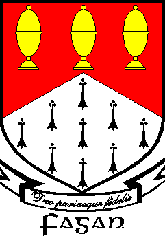 Fagan family crest Fagan family crest