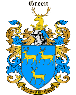 GREEN family crest