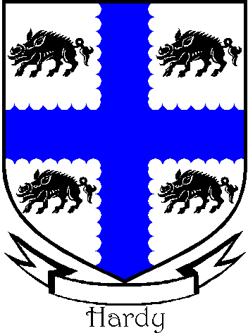 Hardy family crest