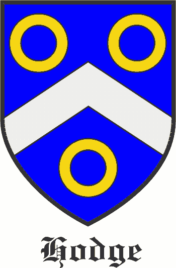 Hodge family crest