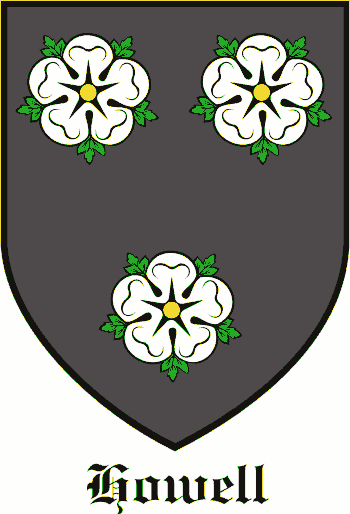 Powel family crest Powel family crest