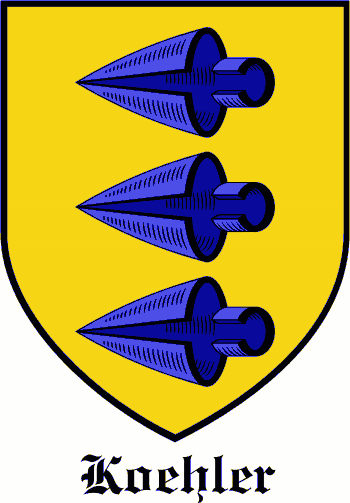 Koehler family crest Koehler family crest