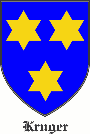 Krüger family crest