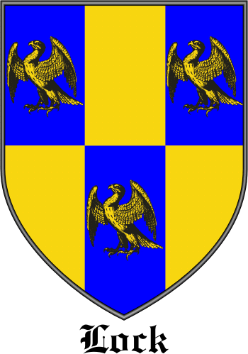 Lock family crest