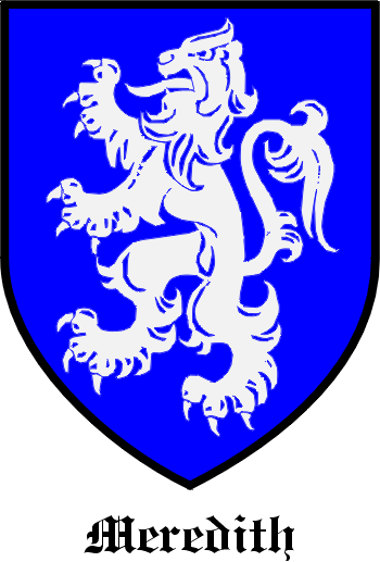 Meredydd family crest