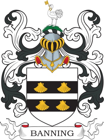 Banning family crest