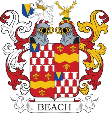 BEACH family crest