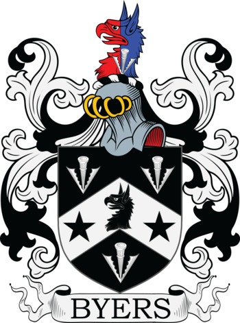 BYERS family crest