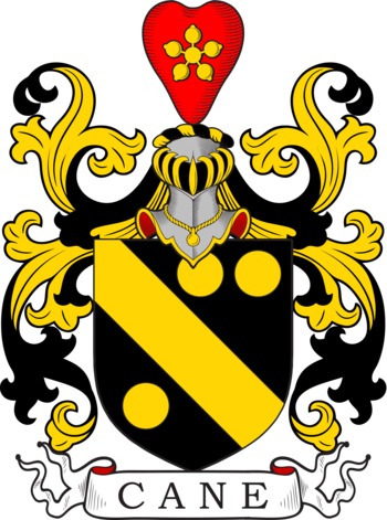 Cane family crest