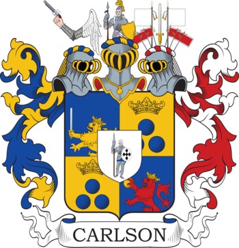 Carlson family crest