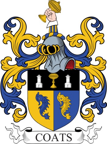 Coats family crest