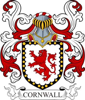 Cornwall family crest