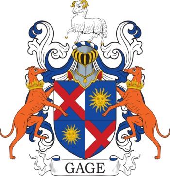 Gage family crest