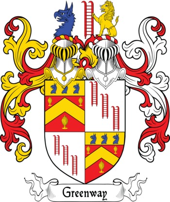 Greenway family crest Greenway family crest