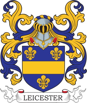 leicester family crest