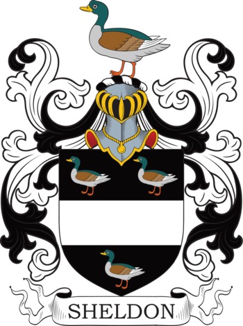 sheldon family crest