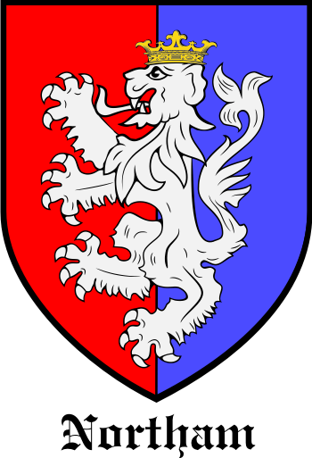 Northam family crest Northam family crest