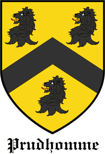 PRUDHOMME family crest