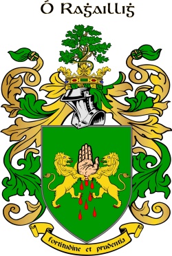 OREILLY family crest OREILLY family crest