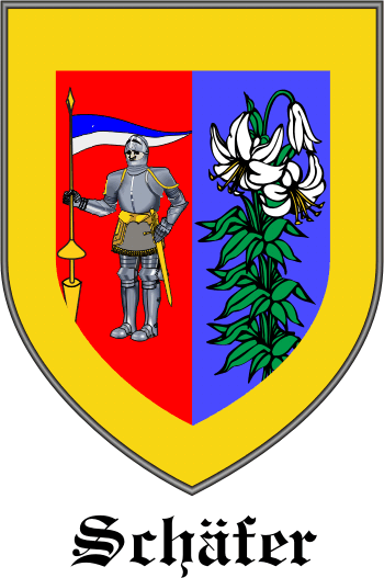 Schafer family crest Schafer family crest