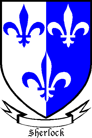 Sherlock family crest Sherlock family crest