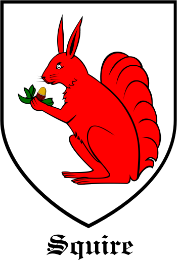Squire family crest